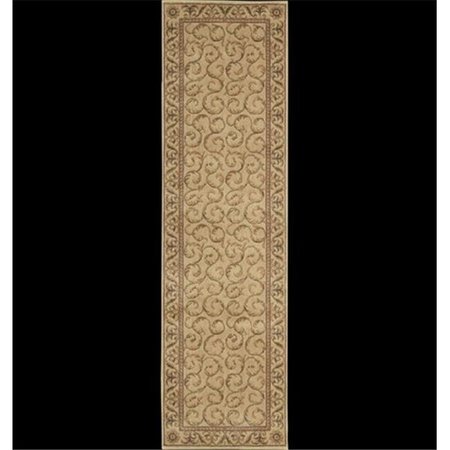 NOURISON Nourison 82392 Somerset Area Rug Collection Ivory 2 ft 3 in. x 8 ft Runner 99446823922